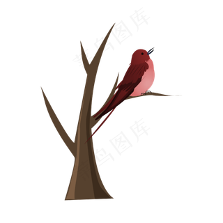 矢量卡通免扣小鸟,免抠元素