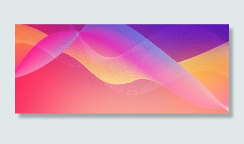 简约大气流体渐变抽象几何背景