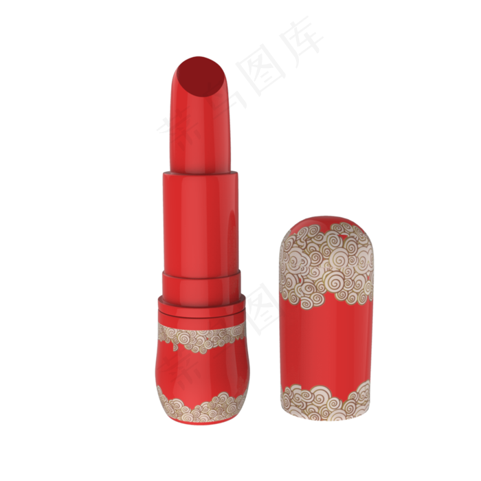节仿真口红免抠素材