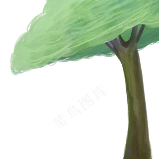 创意一棵绿色的树免抠图