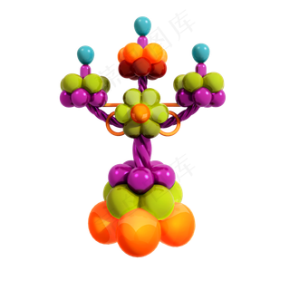 仿真造型气球玩具png图
