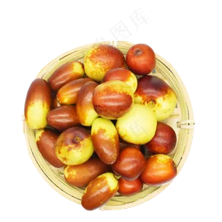 圆形盘子冬枣