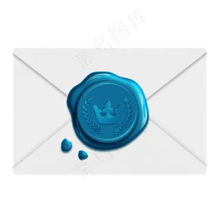 信件印泥PNG素材