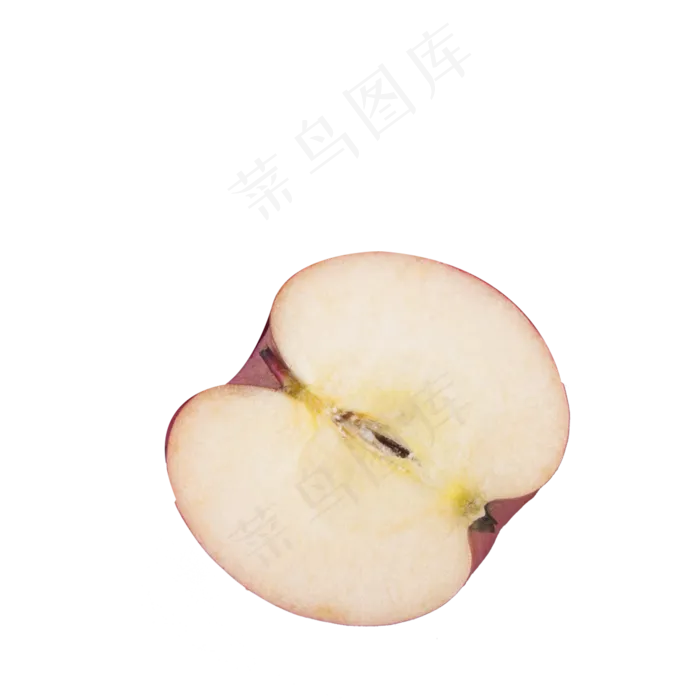 切开的苹果免抠图(2000X2000(DPI:300))psd模版下载