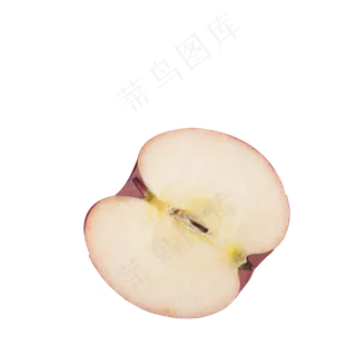 切开的苹果免抠图
