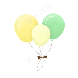 儿童节六一气球卡通