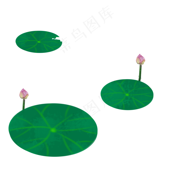 端午绿色荷叶(2000X2000(DPI:300))psd模版下载
