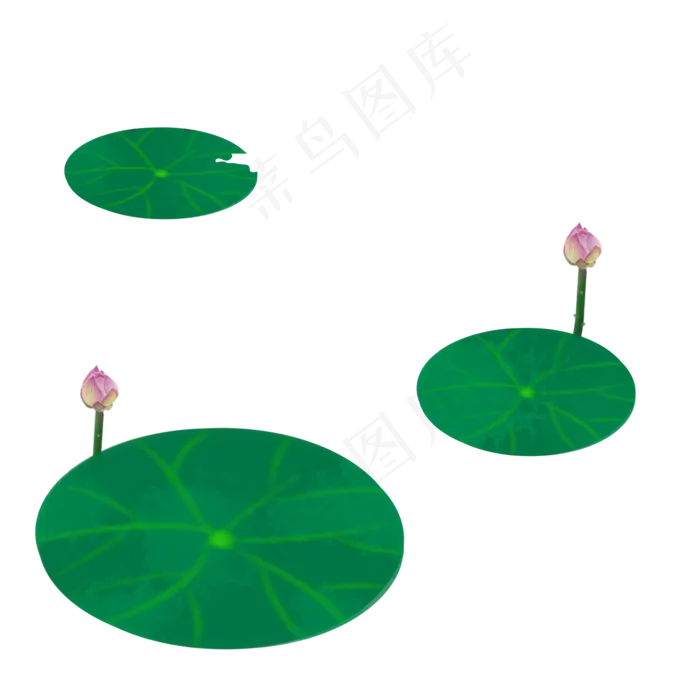端午绿色荷叶(2000X2000(DPI:300))psd模版下载