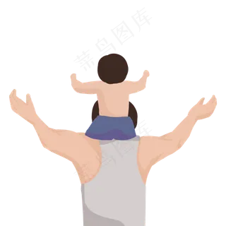 父亲节温暖爸爸孩子