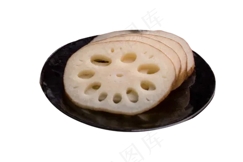 一盘莲藕片,免抠元素 一盘莲藕片,免抠元素