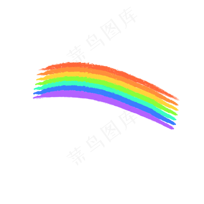 手绘彩虹笔刷(2000*2000px 72 dpi )psd模版下载