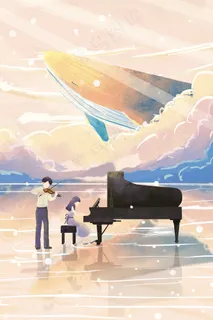 钢琴意境天空治愈系小清新 钢琴意境天空治愈系小清新