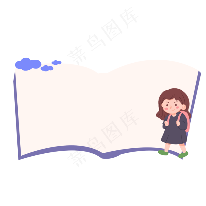 毕业季矢量边框设计素材