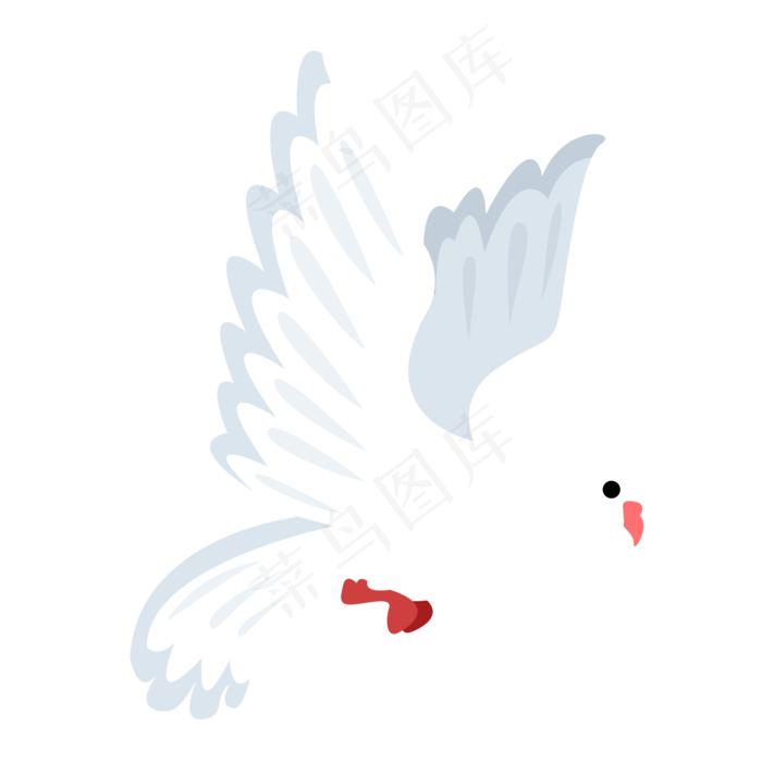 白色鸽子飞翔和平鸽,免抠元素