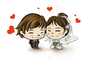 520手绘婚礼人物