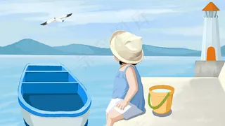 童年的盛夏与大海