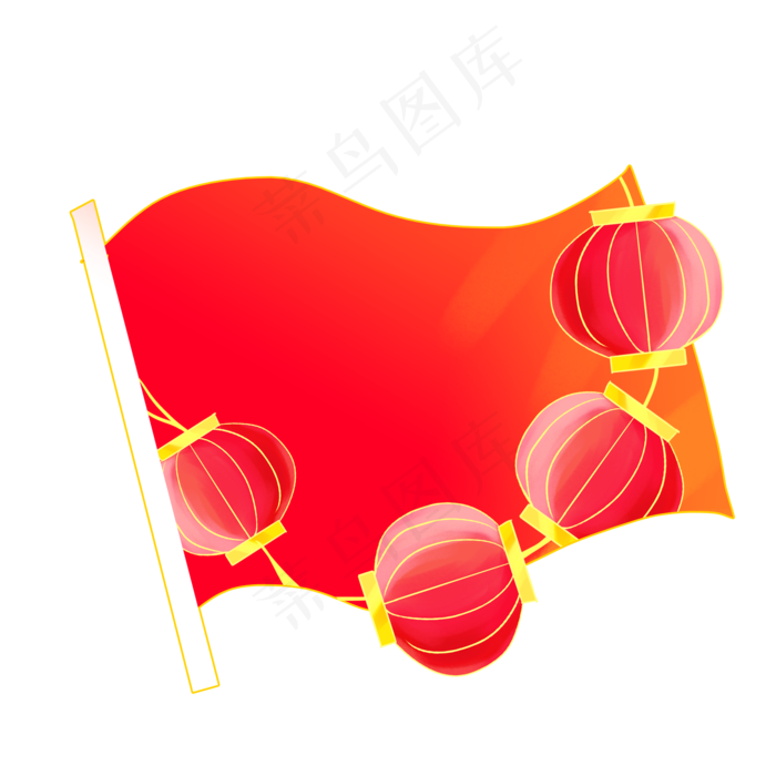 张灯结彩建军节