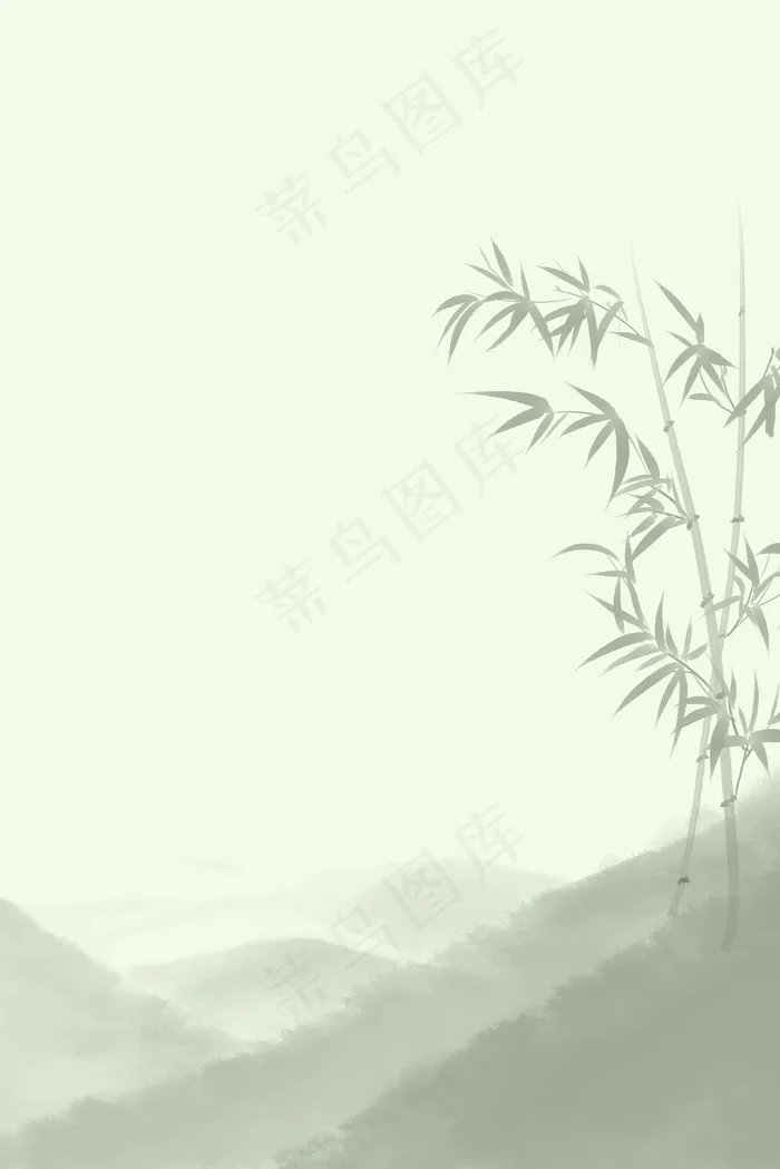 简约小清新古风H5图