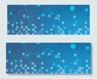 创意智能科技蓝色banner