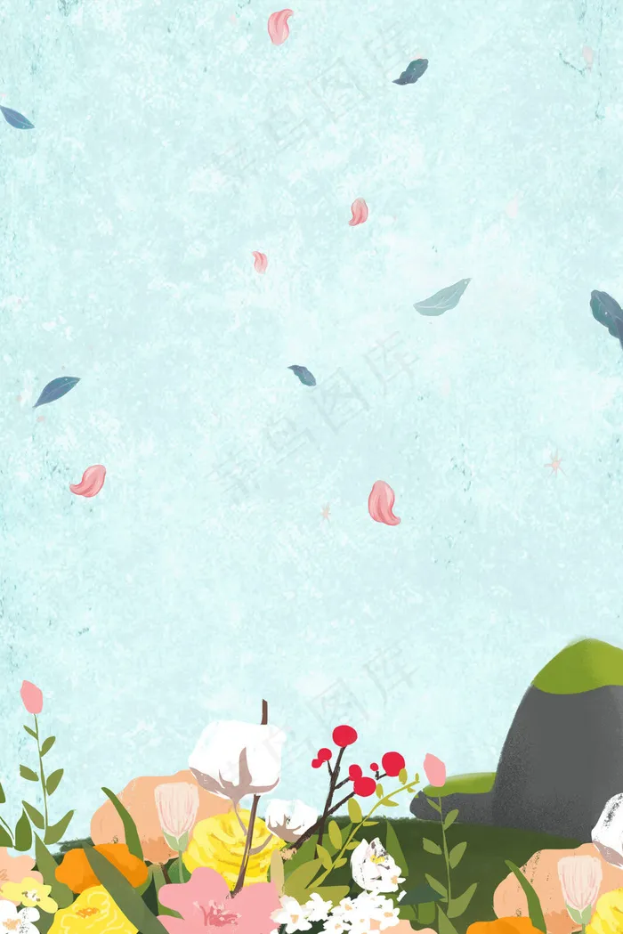 惊蛰手绘psd分层banner