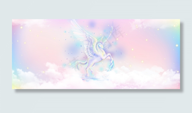 梦幻风38妇女节女生节女神节唯美海报