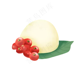 水果与冰激淋甜点