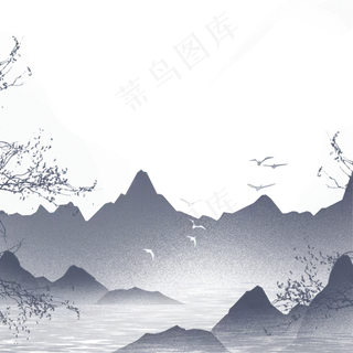 中国风灰色系新中式