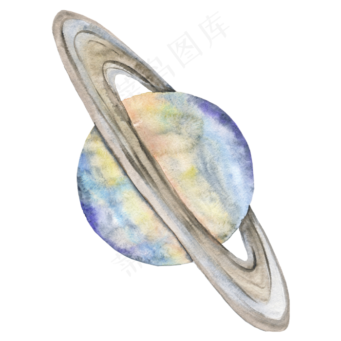 宇宙外星元素土星ai矢量模版下载