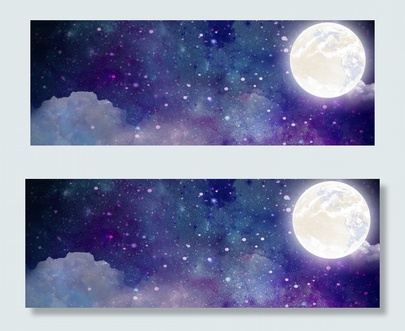 梦幻唯美星空七夕紫色背景