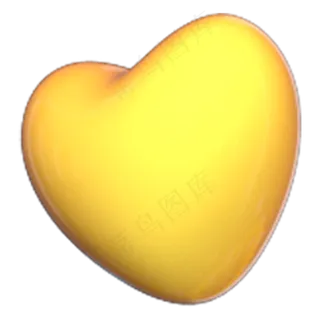 元旦亮色爱心装饰,免抠元素