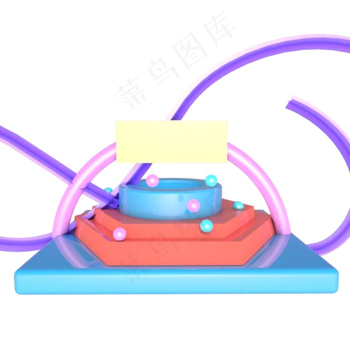 C4D618促销舞台(2000*2000px 300 dpi )