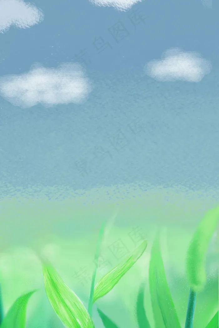 惊蛰绿色节气psd分层banner(3545*5315px 	      )psd模版下载
