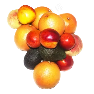 新鲜水果美味水果桃子西柚油桃牛