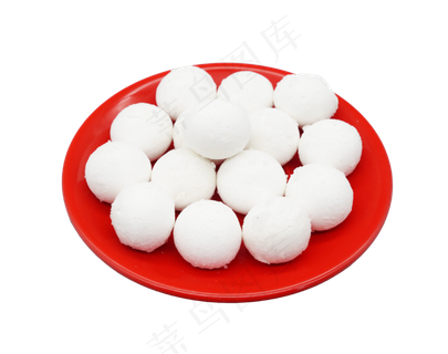 白色汤圆食材,免抠元素