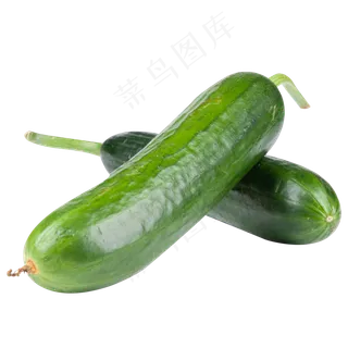 绿色两只黄瓜,免抠元素