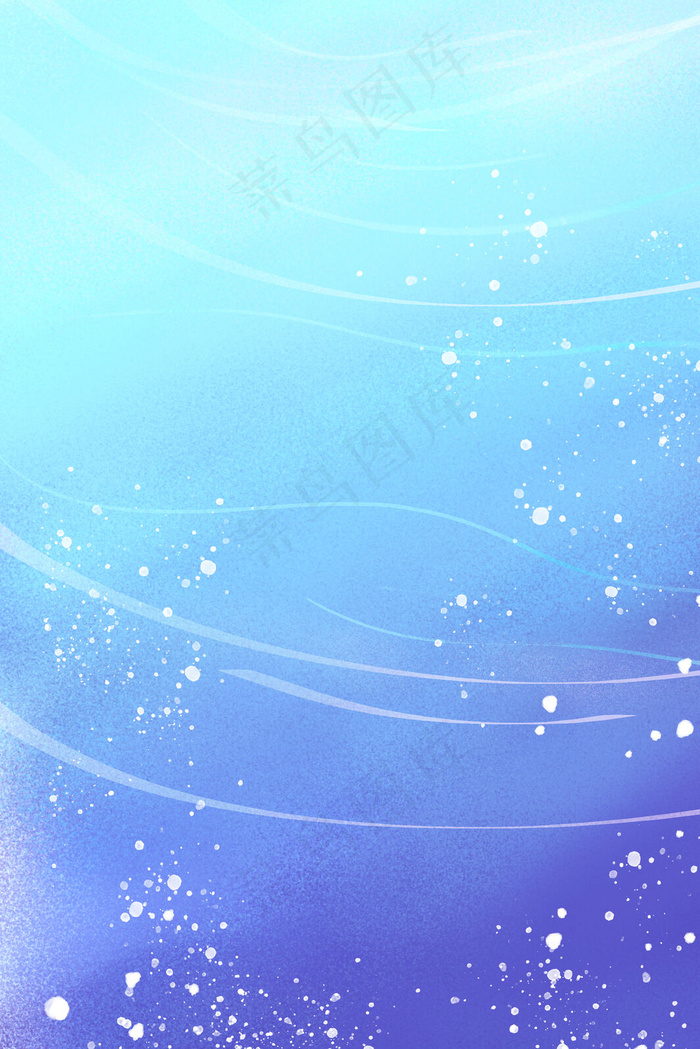 蓝色海洋海底世界背景