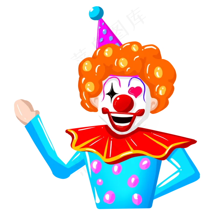 愚人节小丑(2000X2000(DPI:300))psd模版下载