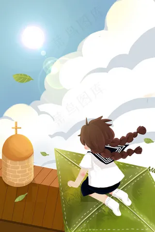 五月你好晴天风筝