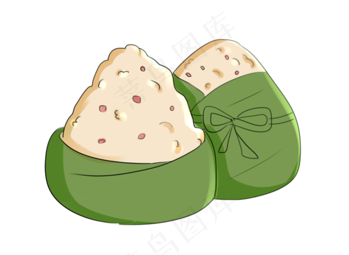 时尚端午节糯米粽子