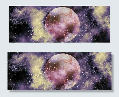 梦幻星空闪耀宇宙蓝