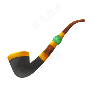 父亲节肌理复古烟斗