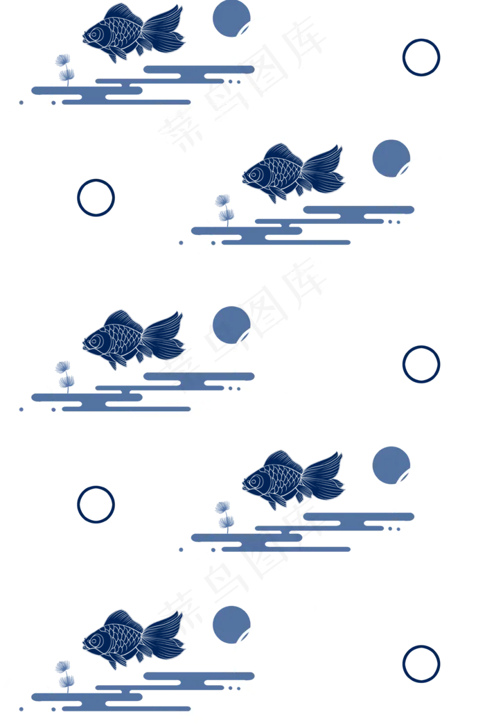 中国风冷色调底纹(3543X5315(DPI:299))psd模版下载