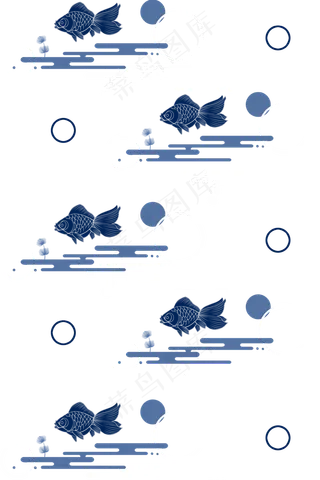 中国风冷色调底纹