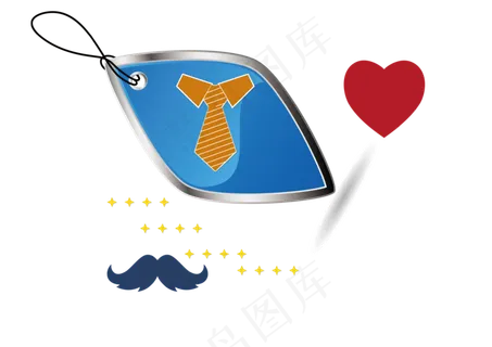 父亲节优惠促销吊牌 父亲节优惠促销吊牌