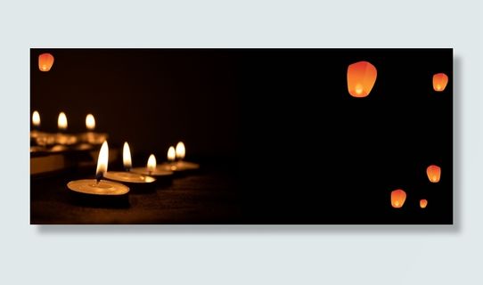 天灾火灾祈福蜡烛海报背景