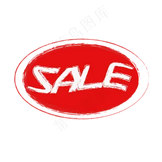 红色促销标签