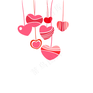 情人节爱心装饰图案