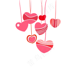 情人节爱心装饰图案