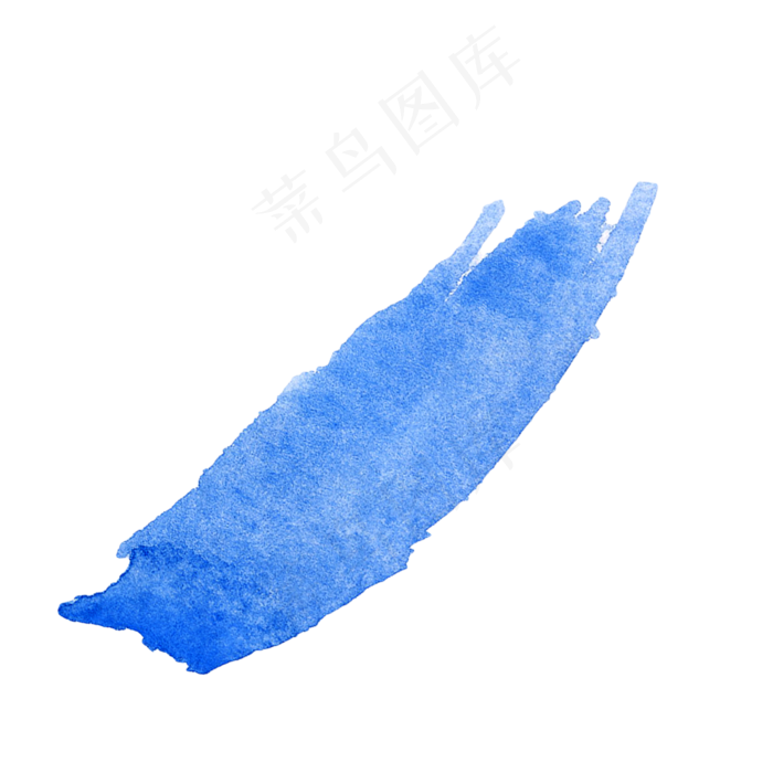 蓝色水墨笔刷