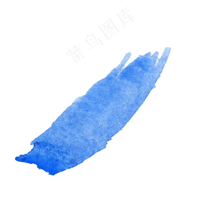 蓝色水墨笔刷(2000X2000(DPI:300))psd模版下载